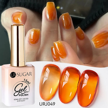 SUGAR Jelly Milky White Translucent Gel Polish