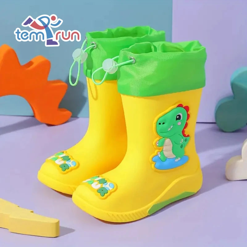 Cartoon Girl Rabbit Rain Boots Rubber Waterproof Shoes