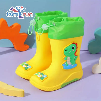 Cartoon Girl Rabbit Rain Boots Rubber Waterproof Shoes