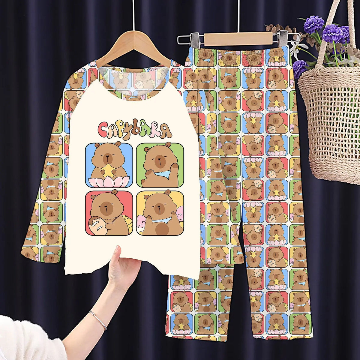 Sleepers Cartoon Boutique Long Sleeve 3 4 5 6 7 8 9 10 11 12 Yrs Pajamas