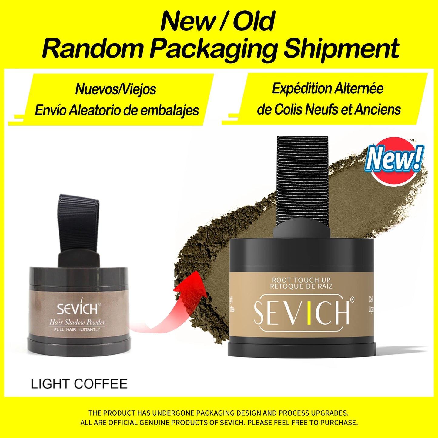 Hairline 4g Natural Cover Unisex Hair Powder