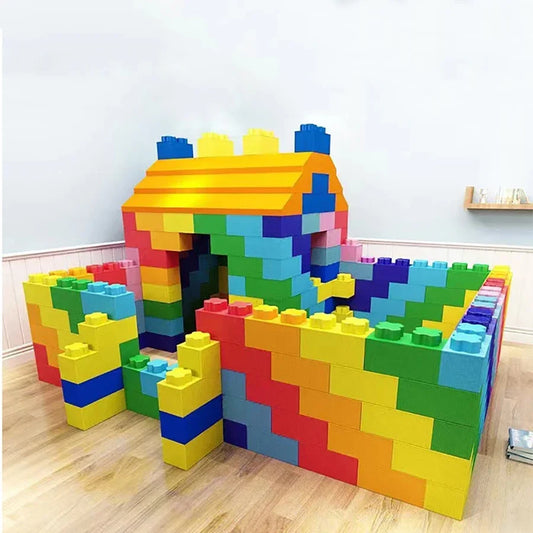 Large Square Brick foam Building Block Fence Wall Toy