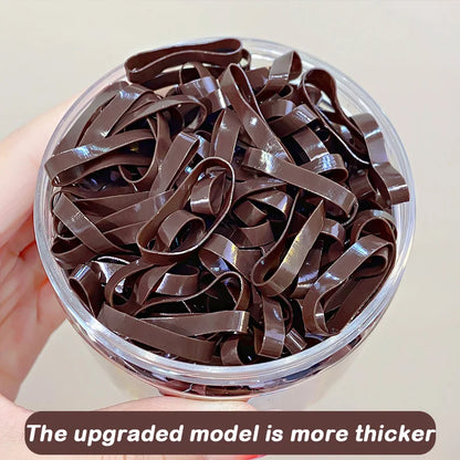 500PCS Upgraded Thickened Elastic Hair Bands