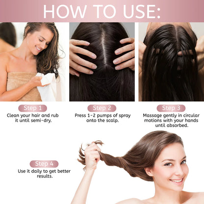 Hair Spray Rice Water Strong Hair Root