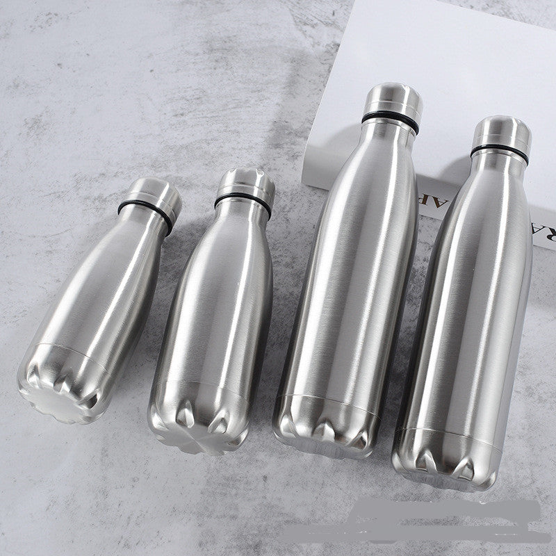 Stainless Steel Water 1 Liter  500 750 1000ml Bottles