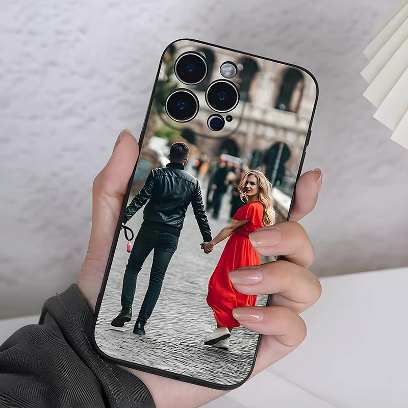 For iPhone 17 Max Air Mini 6 7 8 Plus DIY Custom Photo Shockproof Soft Case