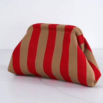 Woven Crochet Beach Clutch Dumpling Hobo Casual Handbags