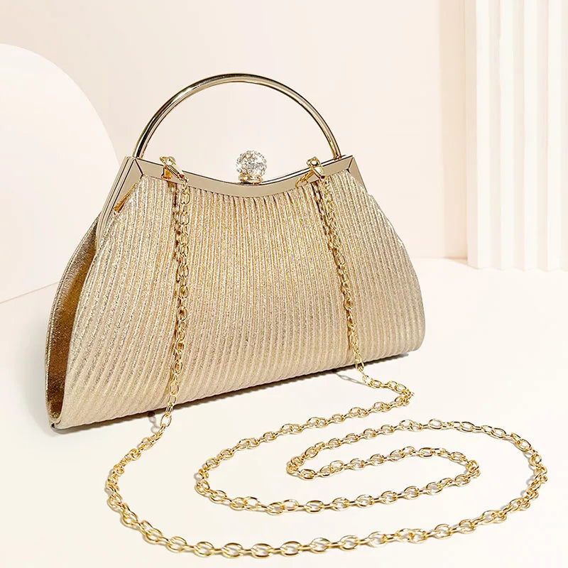 DANA Pleated Evening Handbag