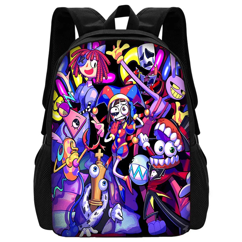 Cartoon A-AmazingS DigitalS Circus Child School Backpack Set