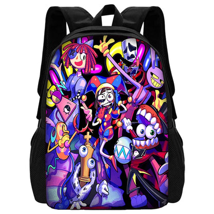 Cartoon A-AmazingS DigitalS Circus Child School Backpack Set