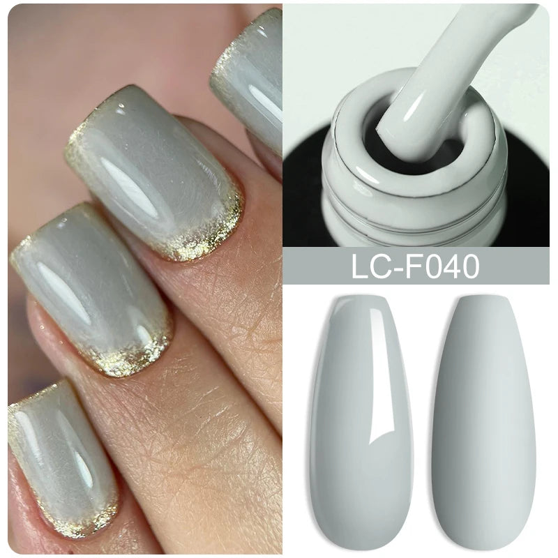 Pink Glitter Nail Gel Polish