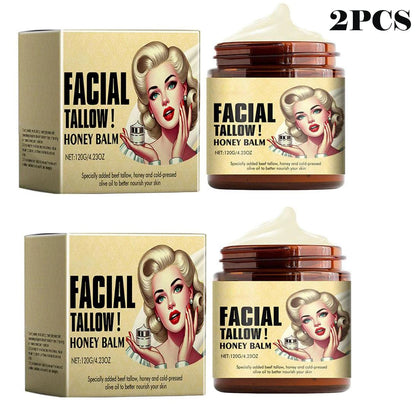 Crema facial hidratante de bálsamo de miel y loción corporal