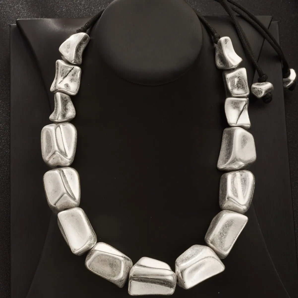 Punk Irregular Geometric Square Necklace