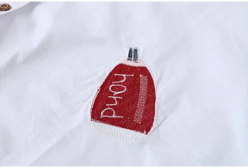 Cotton Loose Long Shirts Blouse