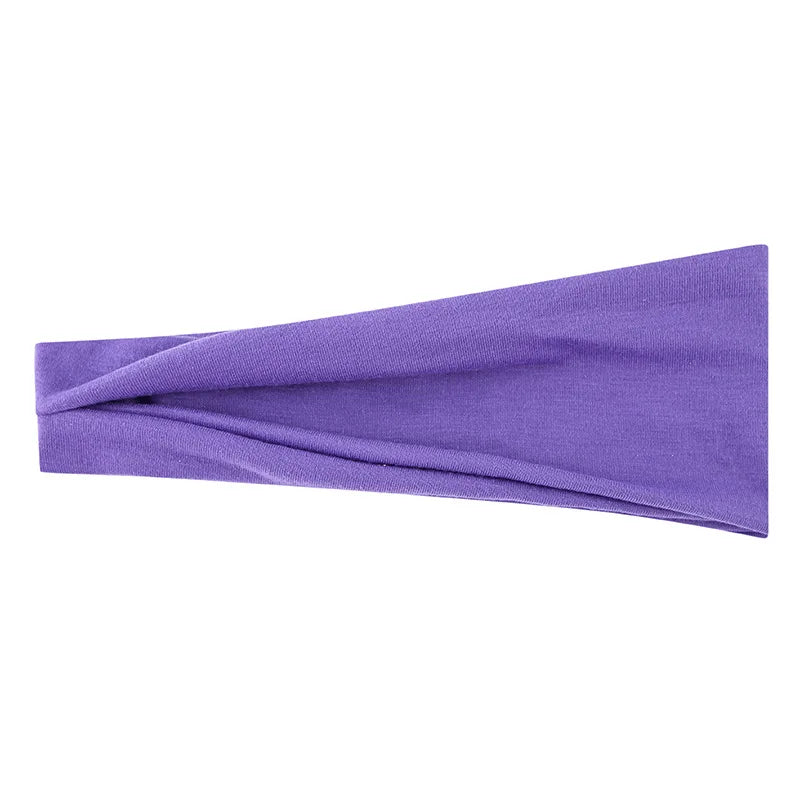 Headband Turban Solid Color Bands