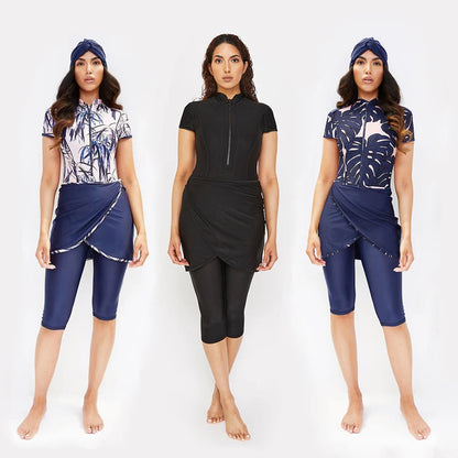 3PCS Modest Burkini Muslim Swimwear Islamic Swim Suit