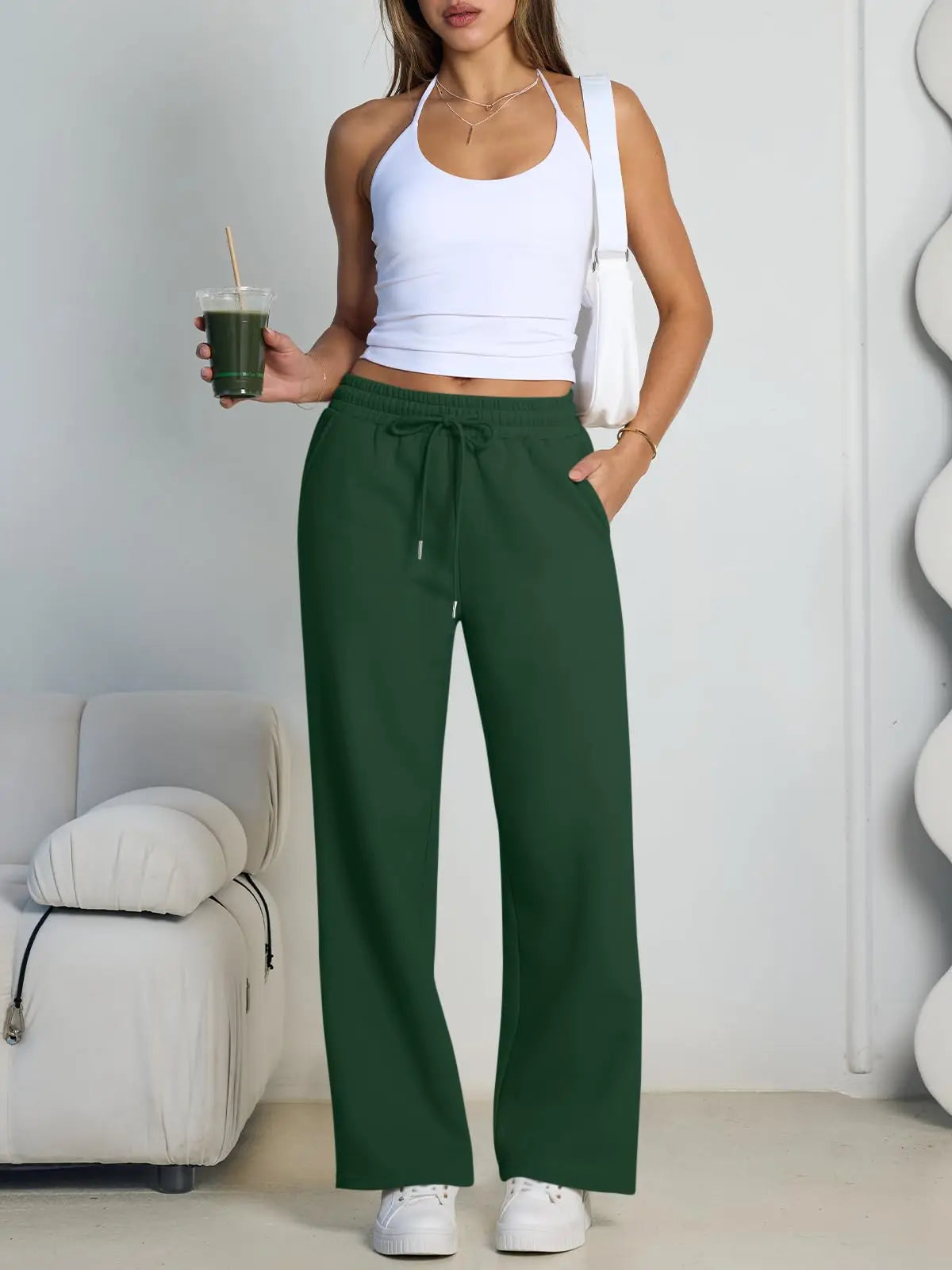 Wide Leg straight leg loose dance Pants