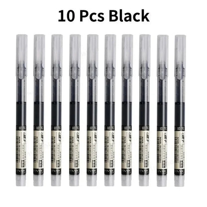 10 Pcs Color Gel pens Quick Drying Large Capacity Marking Drawing