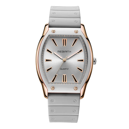Casual Silicone Strap Quartz Watch