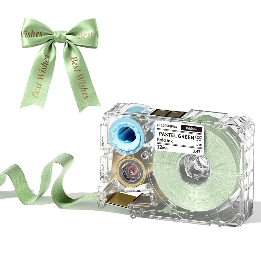 Phomemo A30 P15 Fabric Ribbon Cartridges 12mm X 5m Satin Ribbons