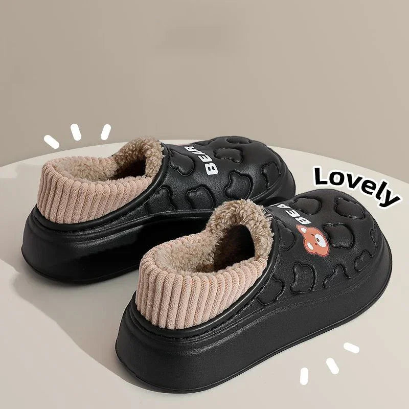 Waterproof Cotton Cotton Shoes Slipper