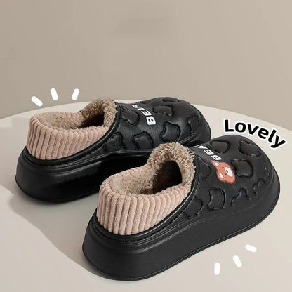 Waterproof Cotton Cotton Shoes Slipper