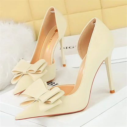 High Heels Silk Satin Shoes