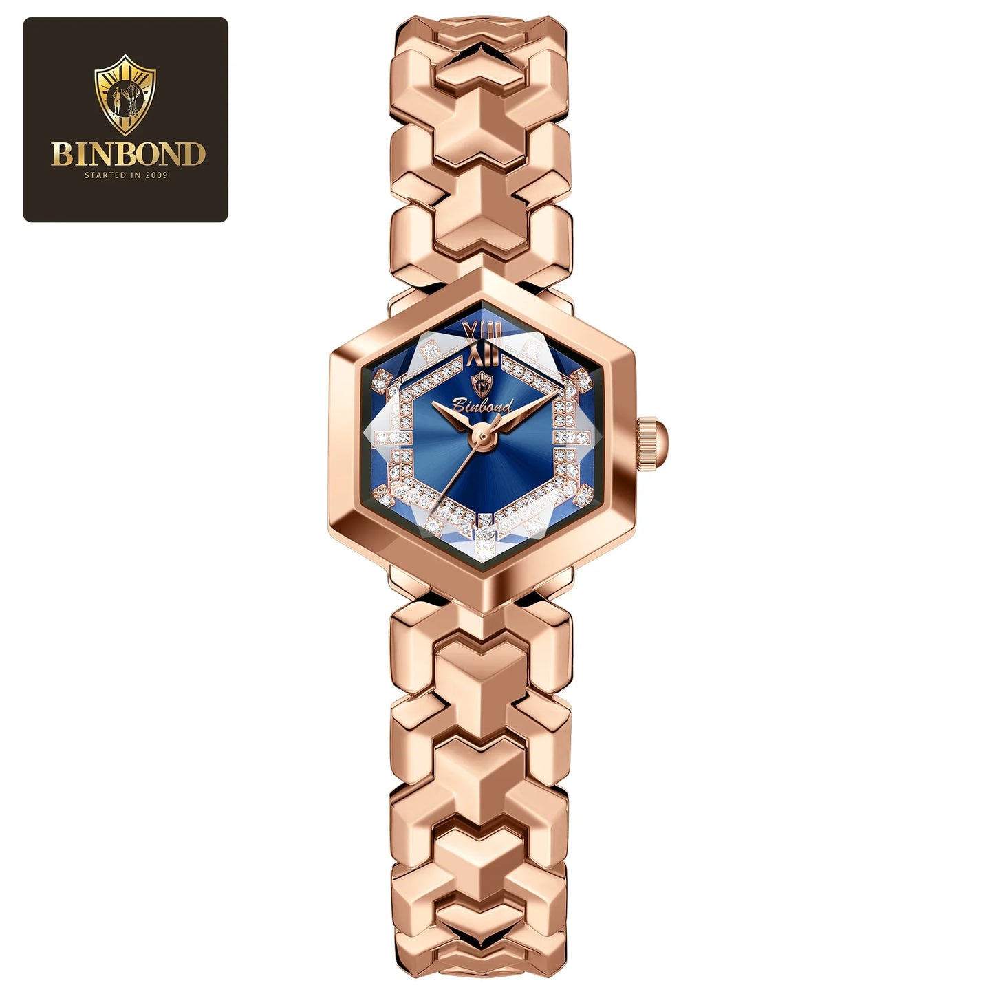 Rhombus Waterproof Luminous Diamond Watch