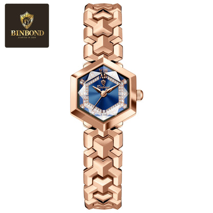 Rhombus Waterproof Luminous Diamond Watch