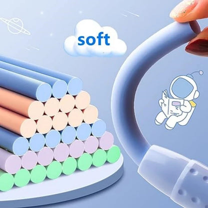 Cute Cartoon Pencil Erasers for Kids Set