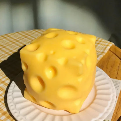 Squishy Square Cheese Squeeze Toys Slow Rebound Stress Relief