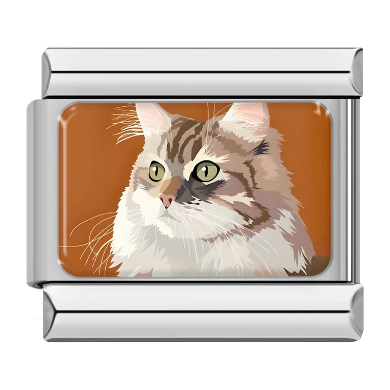 DANA Animals Cat Dog Stainless Steel Bracelet