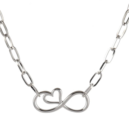 316L Stainless Steel Choker Heart Clavicle Chain Necklaces
