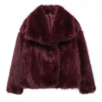 Faux Fur Coat Fluffy Jacket