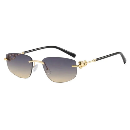 Sunglasses INS Popular Frameless Irregular Polygon Sunglasses