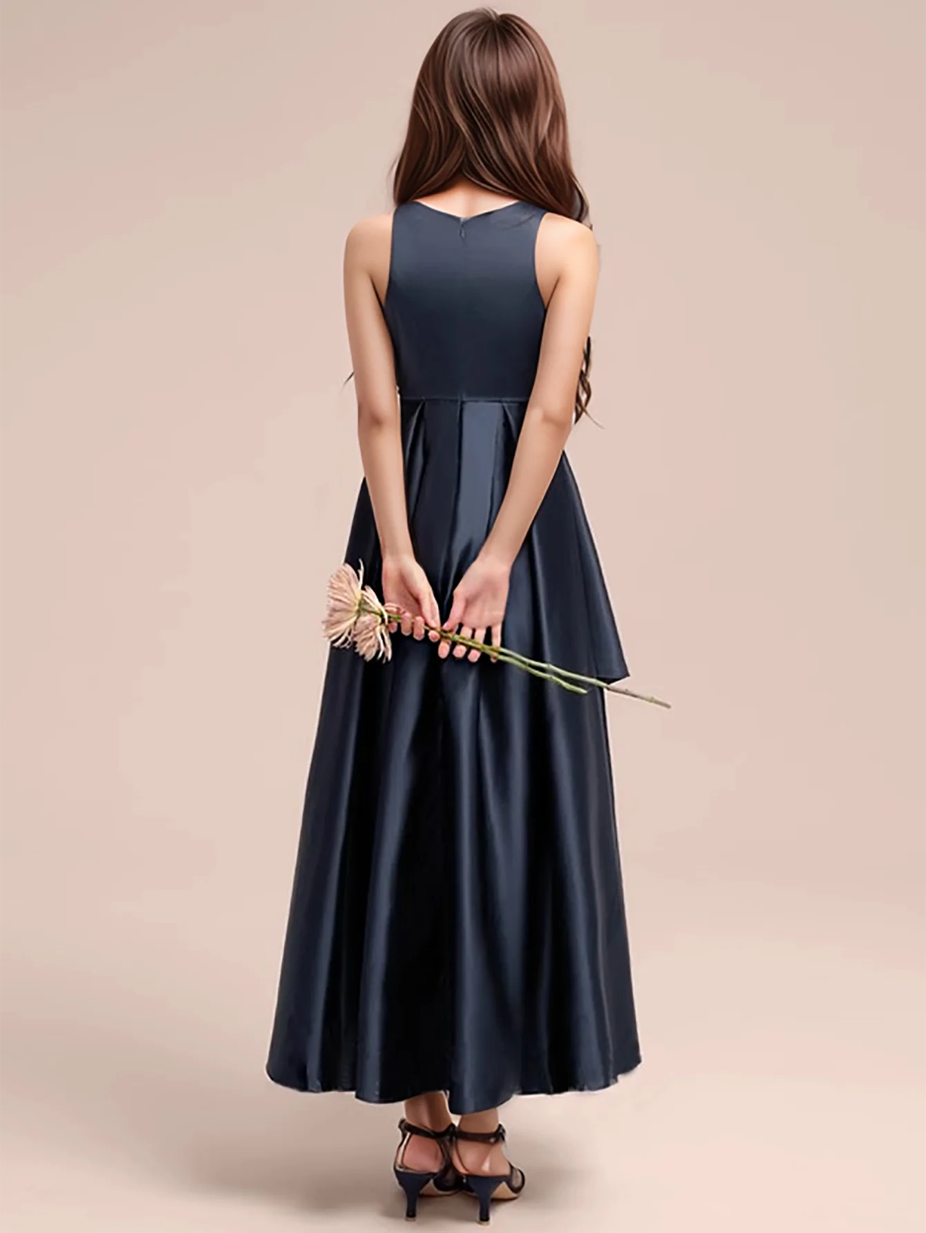 High Quality Dark Green Long Dresses For Teenage