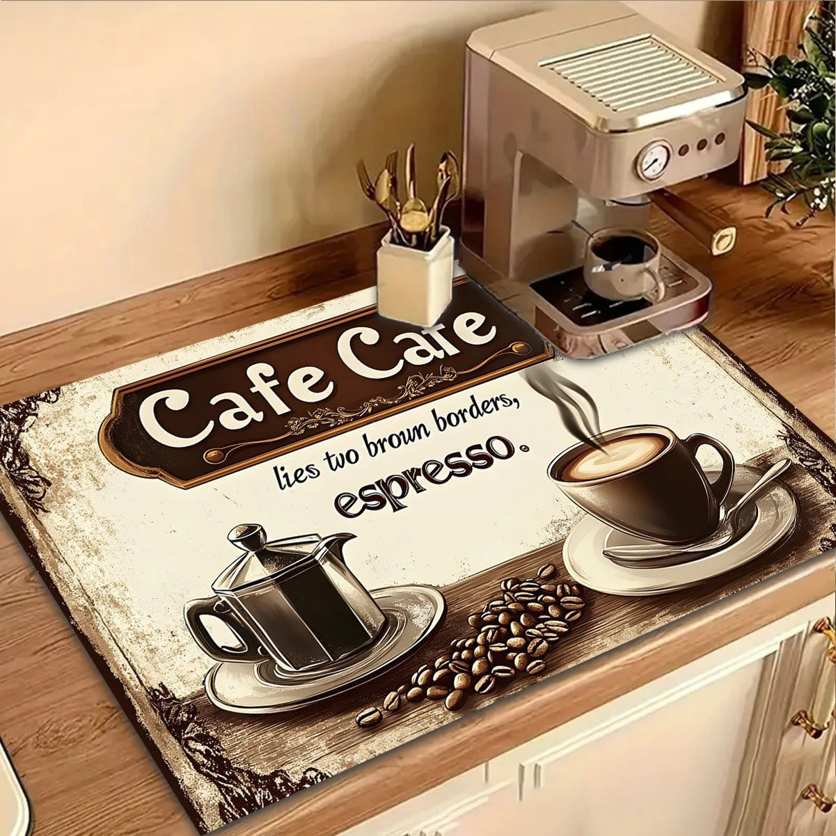 Coffee Machine Mat Waterproof Drain Pad