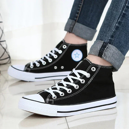 Classic High Top Sports Canvas Walking Sneakers