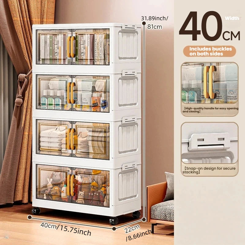Double-door living room storage cabinet
