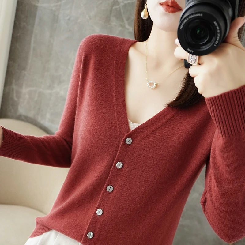 V-Neck Wind Loose Sweater
