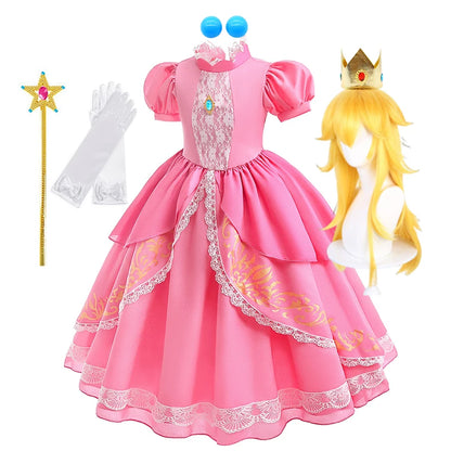 Fancy Puff Sleeves Costume Cosplay Dress