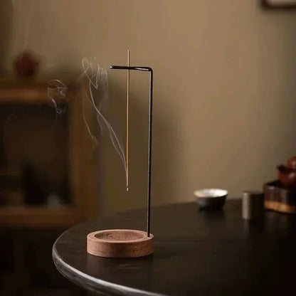 Burner Upside Down Incense Burner Stick Holder Wooden