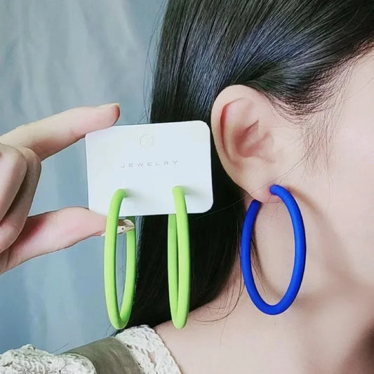 Funny Acrylic Circular Earrings