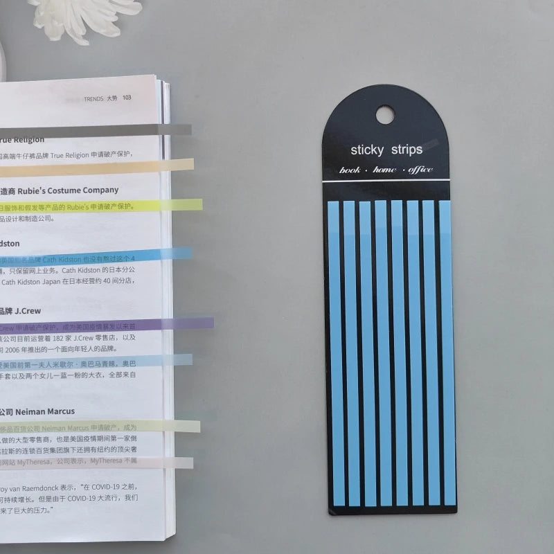 160 Sheets Transparences Sticky Notes Stationery Index Tabs
