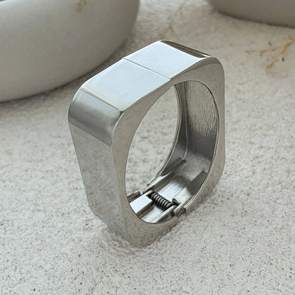 Geometric Cuff Chunky Wide Open Bracelet
