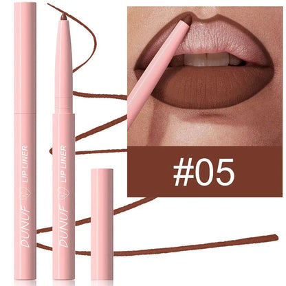 6Pcs Velvet Matte Lip Liner Pencil Lip Contours Makeup Set