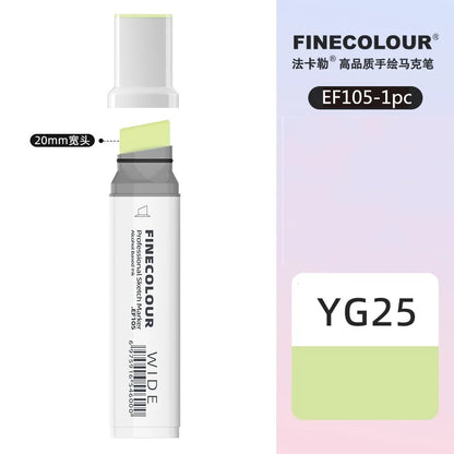 Finecolour 20mm Wide Markers Alcohol Line Sketching Art Markers Pen