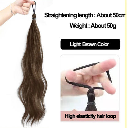 50cm Synthetic Self-Winding Ball Head Wig