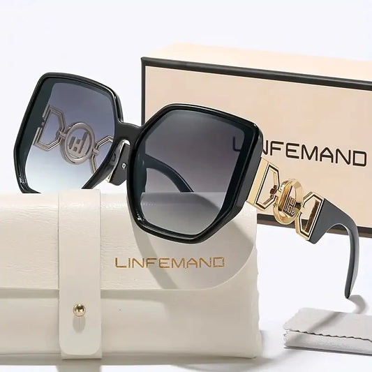 Large Square Decorative UV400 Sunglasses