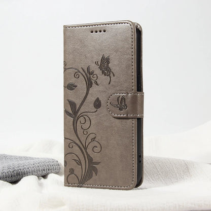 Butterfly Flower Leather Case For Samsung Galaxy Flip Cover